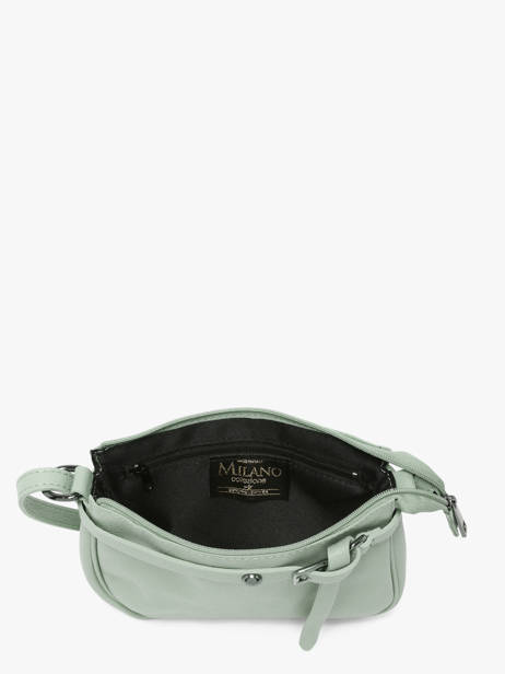 Cross Body Tas Caviar Leder Milano Groen caviar G1421N ander zicht 3