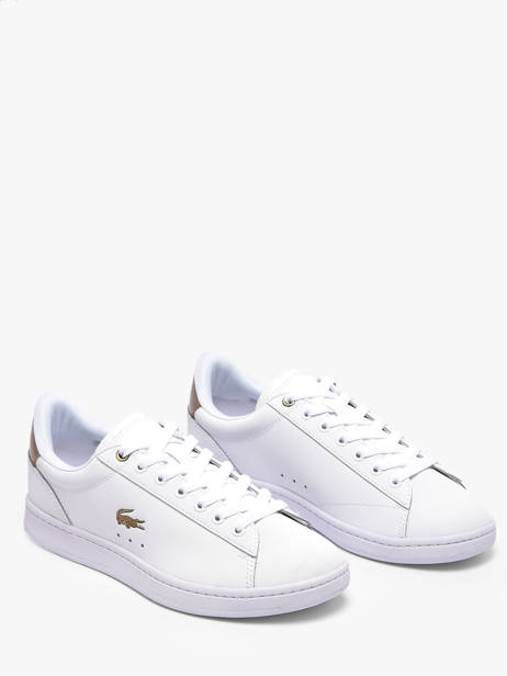 Sneakers Uit Leder Lacoste Wit women 1SFA0092 ander zicht 1