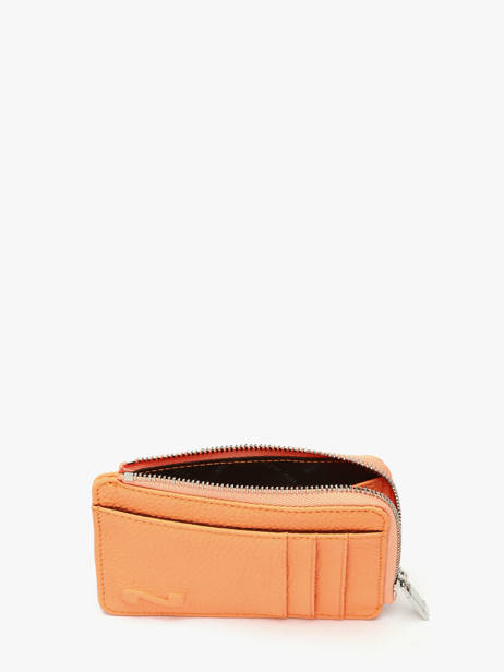 Portemonnee Met Kaarthouder Original N Leder Nathan baume Oranje original n 217N ander zicht 1
