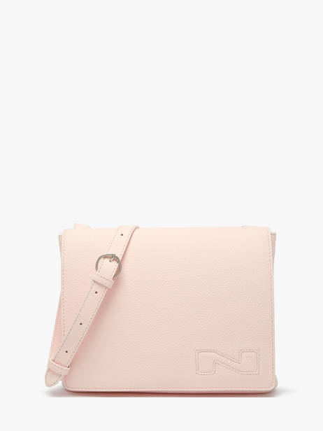 Cross Body Tas Brugge Leder Nathan baume Roze n city 2