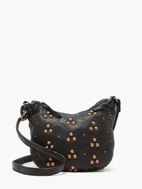 Cross Body Tas Heritage Leder Biba Zwart heritage HIL2L