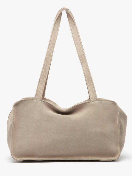 Schoudertas Leather Biba Beige leather BLI1L ander zicht 5
