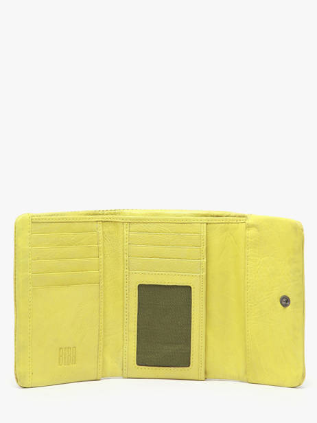 Portefeuille Leder Biba Geel wallet TOT2L ander zicht 1