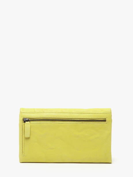 Portefeuille Leder Biba Geel wallet TOT2L ander zicht 2