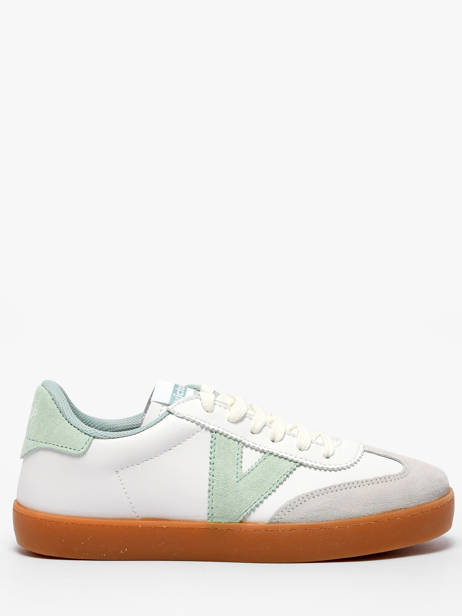 Sneakers Uit Leder Victoria Wit women 1126206