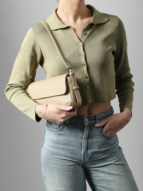 Sac Porté épaule Caviar Leder Milano Beige caviar CA25111 ander zicht 1