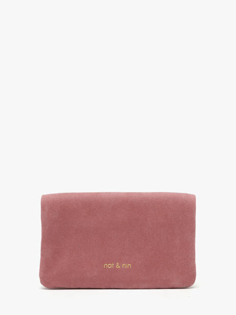 Portefeuille Winnie Leder Nat et nin Roze vintage WINNIE