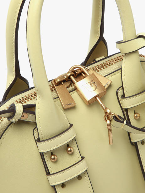 Cross Body Tas Love Bag Icon Leder Pinko Groen love bag icon 5333A0QO ander zicht 3