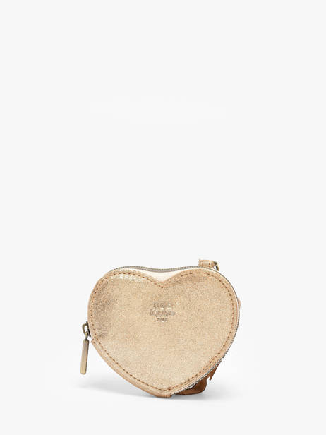 Portemonnee Vintage Leder Mila louise Beige vintage 16083X ander zicht 2