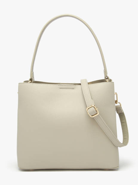 Schoudertas Saffiano David jones Beige saffiano CM6829 ander zicht 4