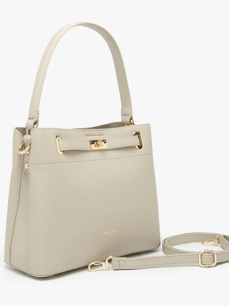 Schoudertas Saffiano David jones Beige saffiano CM6829 ander zicht 2