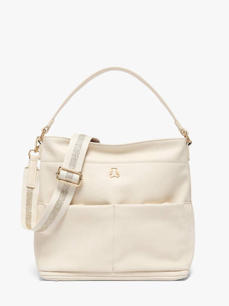 Schoudertas Soft Lulu castagnette Wit soft AISSAM