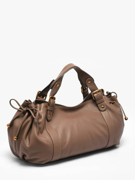 Schoudertas Icone Leder Gerard darel Bruin icone DDS01410 ander zicht 2