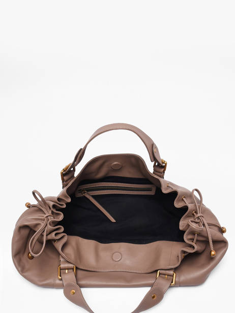 Schoudertas Icone Leder Gerard darel Bruin icone DDS01410 ander zicht 3