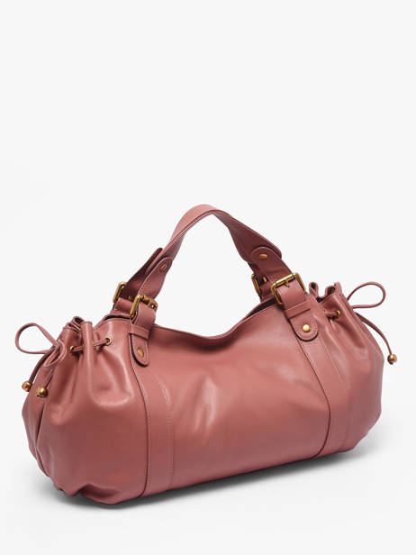 Schoudertas Icone Leder Gerard darel Roze icone DDS01410 ander zicht 2
