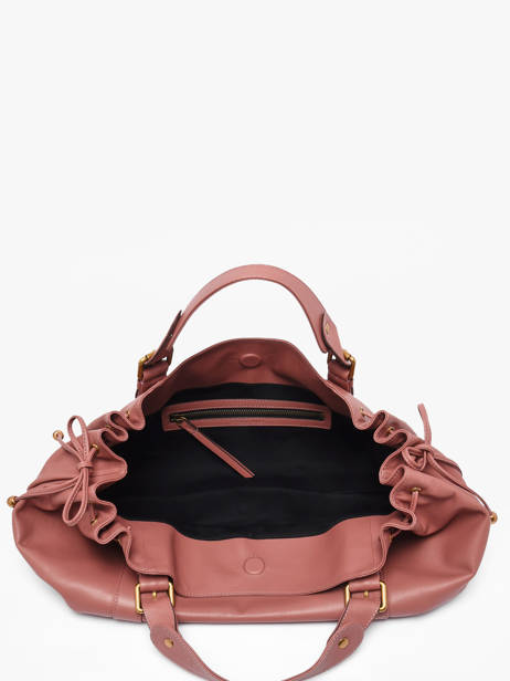 Schoudertas Icone Leder Gerard darel Roze icone DDS01410 ander zicht 3