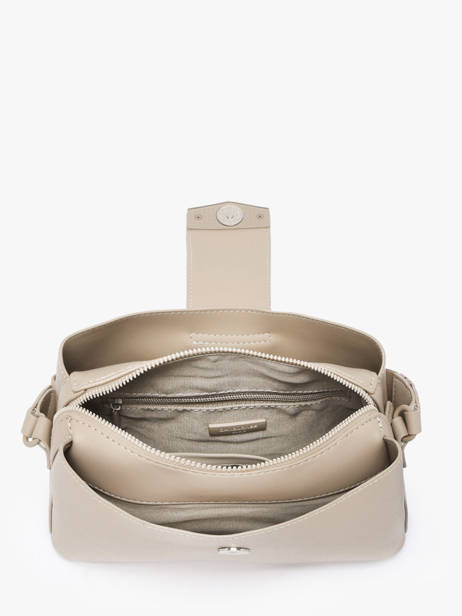 Cross Body Tas City Polyurethaan David jones Bruin city CM8303 ander zicht 3