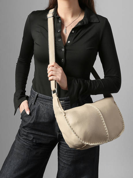 Cross Body Tas Brodery Miniprix Beige brodery 19673 ander zicht 1