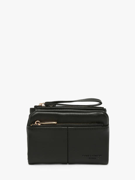 Portefeuille Soft David jones Zwart soft P158