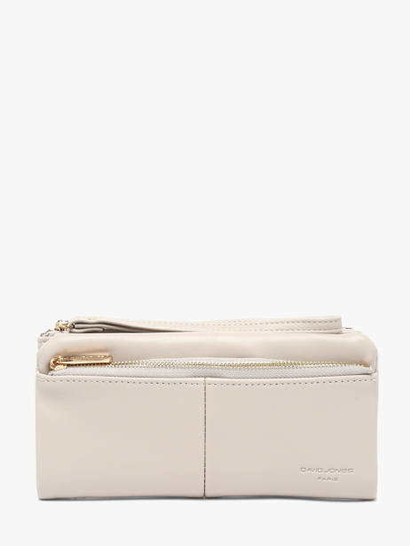 Portefeuille Soft David jones Beige soft P159