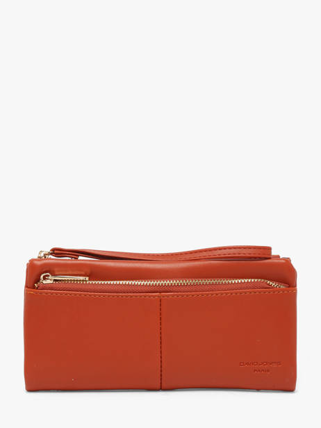 Portefeuille Soft David jones Oranje soft P159