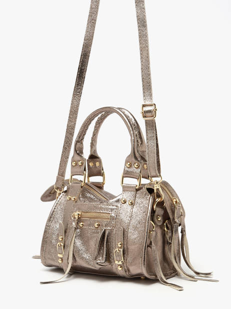 Cross Body Tas Nine Leder Milano Bruin nine NI24092O ander zicht 2