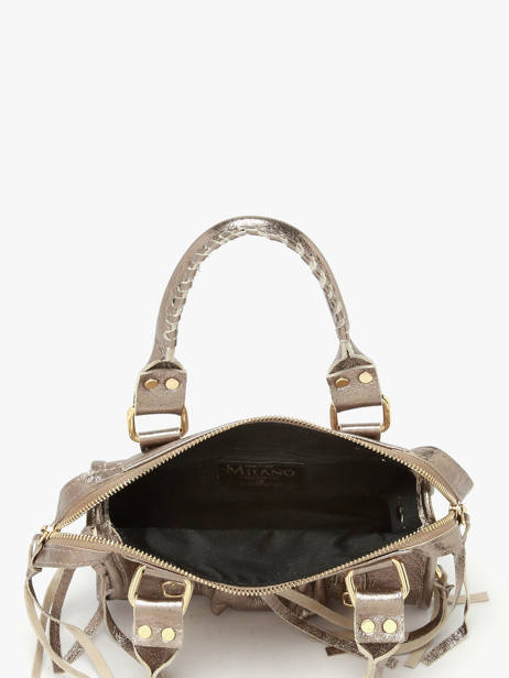 Cross Body Tas Nine Leder Milano Bruin nine NI24092O ander zicht 3