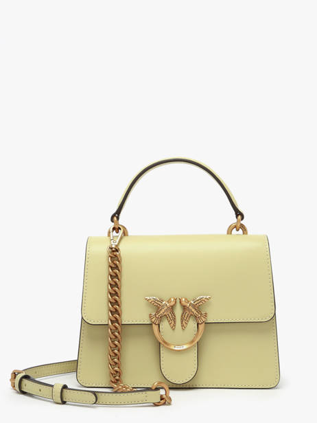Handtas Love Bag Icon Leder Pinko Groen love bag icon A0F1