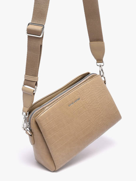 Cross Body Tas South Africa Polyurethaan David jones Bruin south africa CM8312 ander zicht 2