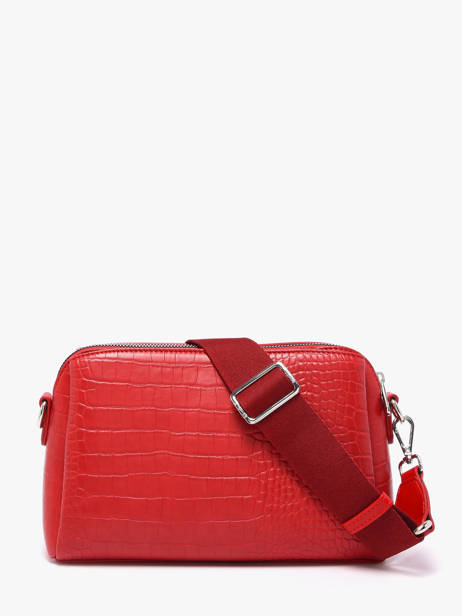 Cross Body Tas South Africa Polyurethaan David jones Rood south africa CM8312 ander zicht 3