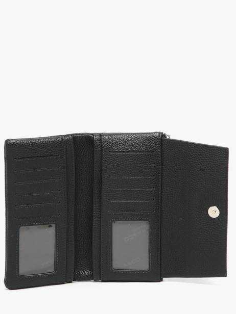 Portefeuille Met Portemonnee Grained Miniprix Zwart grained F5039 ander zicht 1