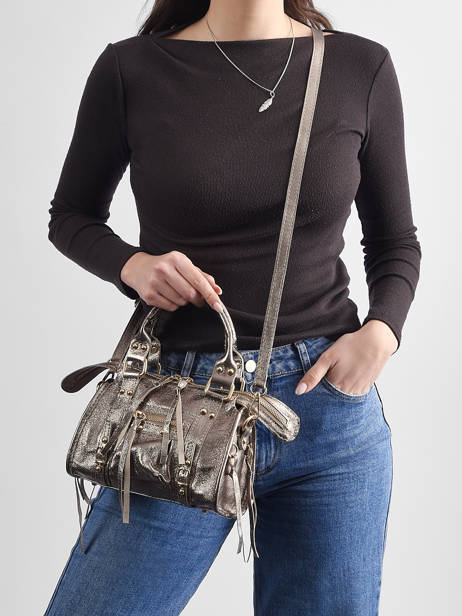 Cross Body Tas Nine Leder Milano Bruin nine NI24092O ander zicht 1