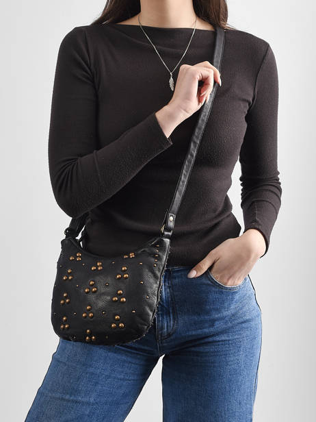 Cross Body Tas Heritage Leder Biba Zwart heritage HIL2L ander zicht 1