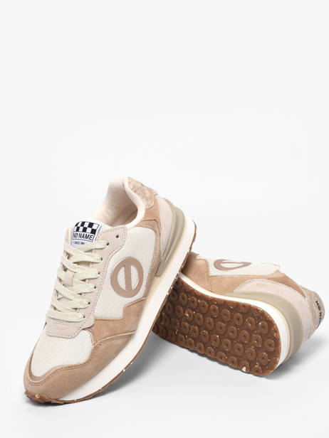 Sneakers Uit Leder No name Beige women IPME0404 ander zicht 2