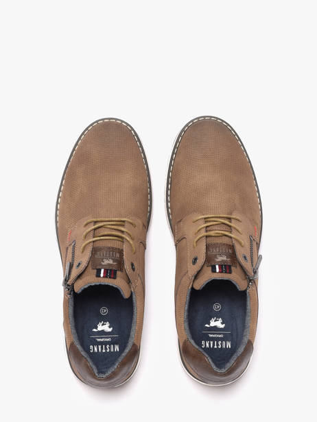 Stadsschoenen Mustang Beige men M0031002 ander zicht 3