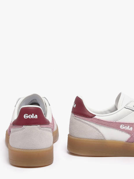 Sneakers Uit Leder Gola Wit women CLB744WI ander zicht 2