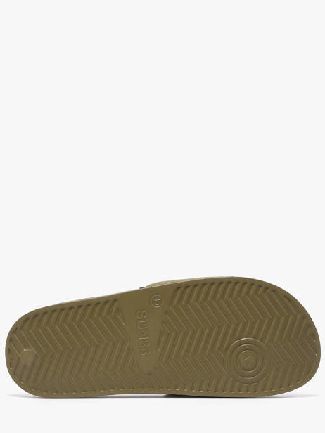 Slippers Sun68 Groen men X3611019 ander zicht 4