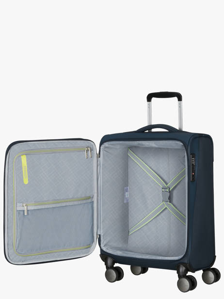 Handbagage American tourister Blauw wanderlite 158075 ander zicht 3
