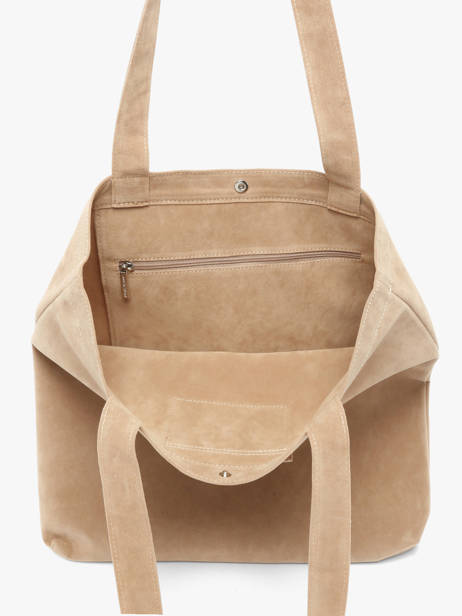 Schoudertas Suedine Kba Lancaster Beige suedine kba 61 ander zicht 3