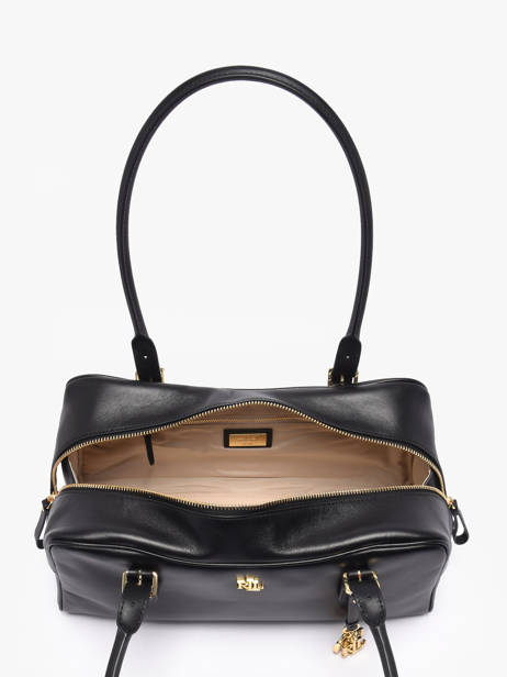 Schoudertas Dryden Leder Lauren ralph lauren Zwart dryden 31P06068 ander zicht 3