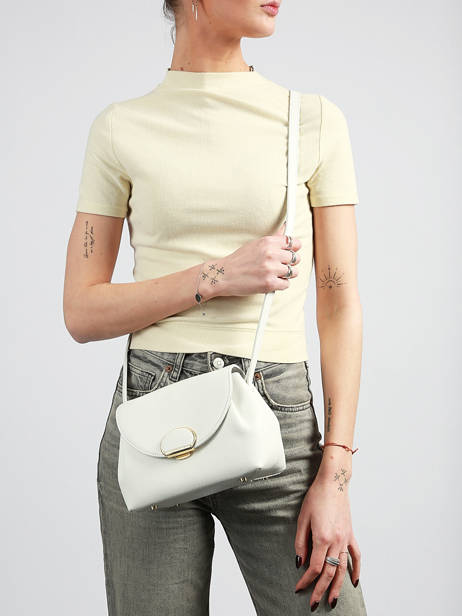 Cross Body Tas Milano Pia Leder Lancaster Wit milano pia 130 ander zicht 1