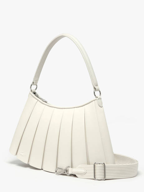 Schoudertas Lenglen Leder Lacoste Wit lenglen NU5176DP ander zicht 2