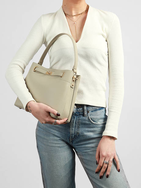 Schoudertas Saffiano David jones Beige saffiano CM6829 ander zicht 1