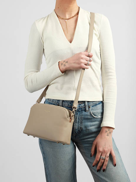 Cross Body Tas French Polyurethaan David jones Bruin french CM7342 ander zicht 1