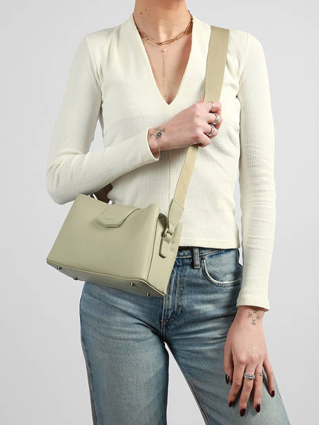 Cross Body Tas City Polyurethaan David jones Groen city CM8303 ander zicht 1