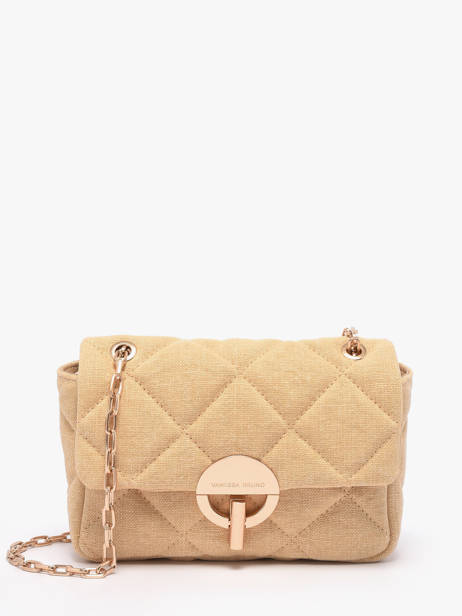 Cross Body Tas Moon Linnen Vanessa bruno Geel moon 70V40533