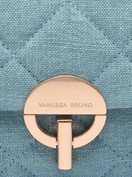 Cross Body Tas Moon Linnen Vanessa bruno Blauw moon 70V40533 ander zicht 5