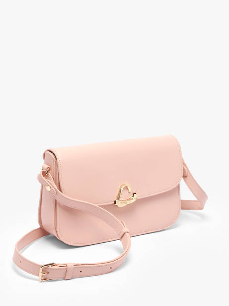 Cross Body Tas Paris Philos Leder Lancaster Roze paris philos 82 ander zicht 2