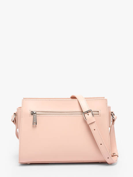Cross Body Tas Smooth Leder Lancaster Roze smooth 437-02 ander zicht 4