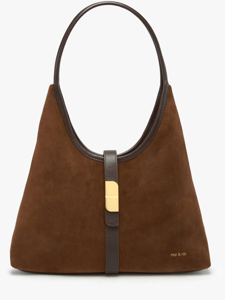Schoudertas Vintage Leder Nat et nin Bruin vintage ROMEO